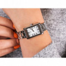 CASIO LTP-1234PD-7B Reloj de Mujer Plateado – Caja Rectangular, Acero Inoxidable, Diseño Elegante, Wr