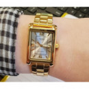 CASIO LTP-1234PG-7A Reloj de Mujer Dorado – Caja Rectangular, Correa de Acero Inoxidable, Estilo Clásico, Wr