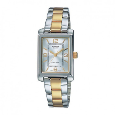 Reloj Casio LTP-1234PSG-7A para Mujer con Diseño Clásico y Acabado Bicolor