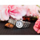 CASIO LTP-1259PD-7B Reloj Clásico de Mujer – Acero Inoxidable, Esfera Blanca con Fecha, Wr