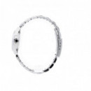 CASIO LTP-1259PD-7B Reloj Clásico de Mujer – Acero Inoxidable, Esfera Blanca con Fecha, Wr