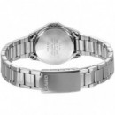 CASIO LTP-1259PD-7B Reloj Clásico de Mujer – Acero Inoxidable, Esfera Blanca con Fecha, Wr