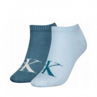 Pack 2 Calcetines Sneaker Monogram  CALVIN KLEIN