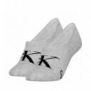 Pack de 2 Calcetines Footie High Cut  CALVIN KLEIN