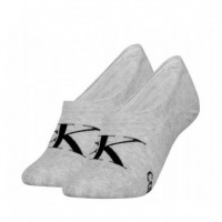 Pack de 2 Calcetines Footie High Cut  CALVIN KLEIN