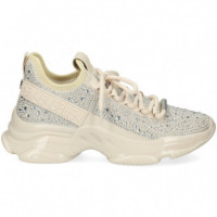 Deportivo Malla+cristal Blanco  STEVE MADDEN