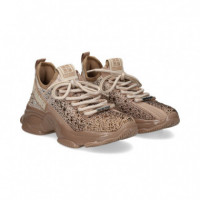 Deportivo Malla+cristal Bronce  STEVE MADDEN