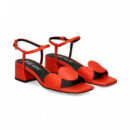 Sandalia Circulos Rojo  BIBI LOU