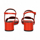 Sandalia Circulos Rojo  BIBI LOU