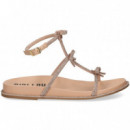 Sandalia Strass con 3 Lazos Rosa  BIBI LOU