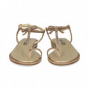 Esclava Strass con Lazo Oro  BIBI LOU