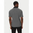 Polo Deep Navy Logo Twist AF10819  ARMANI EXCHANGE