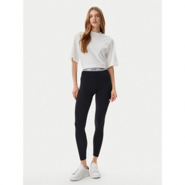 New Aline Leggings 4/4 Eco Str Jet Black  GUESS