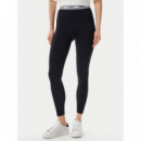 New Aline Leggings 4/4 Eco Str Jet Black  GUESS