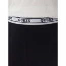 New Aline Leggings 4/4 Eco Str Jet Black  GUESS