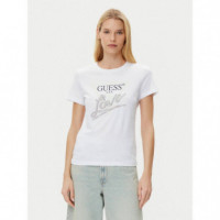 Cn Ss Love Triangle Tee Pure White  GUESS