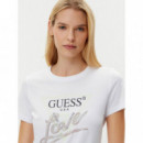 Cn Ss Love Triangle Tee Pure White  GUESS