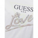 Cn Ss Love Triangle Tee Pure White  GUESS