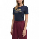 Slim Varsity C-nk Ss Dark Night Navy  TOMMY HILFIGER