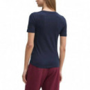 Slim Varsity C-nk Ss Dark Night Navy  TOMMY HILFIGER