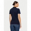 Slim Script Graphic Polo Ss Dark Night N  TOMMY HILFIGER