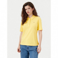 1985 Reg Pique Polo Ss Citronella  TOMMY HILFIGER