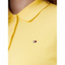 1985 Reg Pique Polo Ss Citronella  TOMMY HILFIGER