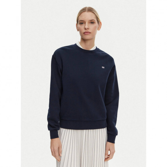 Reg Contrast Flag Sweatshirt Dark Night  TOMMY HILFIGER