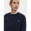 Reg Contrast Flag Sweatshirt Dark Night  TOMMY HILFIGER