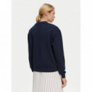 Reg Contrast Flag Sweatshirt Dark Night  TOMMY HILFIGER