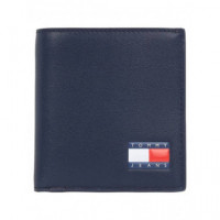 Tjm Heritage Leather Cc & Coin Dark Nigh  TOMMY HILFIGER