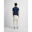 Polo Clasico Liso Azul Marino  SILBON