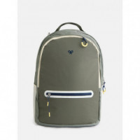 Mochila Sport Verde Beige  SILBON