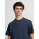 Camiseta SILBON Minilogo Azul Marino