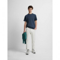 Camiseta SILBON Minilogo Azul Marino