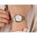 CASIO LTP-1302PSG-7AV Reloj Clásico para Mujer – Bicolor Acero Inoxidable y Dorado, WR50M