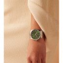 CASIO MTP-1302PD-3A Reloj Clásico para Hombre con Esfera Verde y Correa de Acero Inoxidable – Wr 50M y Calendario