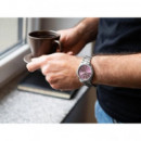 CASIO MTP-1302PD-6AV Reloj Analógico para Hombre con Esfera Violeta y Correa de Acero Inoxidable – Wr 50M y Calendario