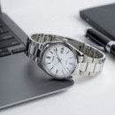 CASIO MTP-1302D-7A1 Reloj Clásico para Hombre con Esfera Blanca y Correa de Acero – Wr 50M y Calendario