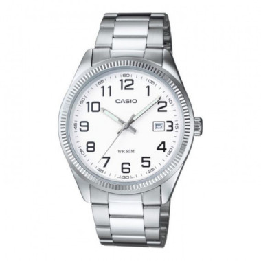 Reloj CASIO MTP-1302PD-7B para Hombre con Diseño Clásico y Esfera Plateada