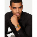 CASIO MTP-1302PD-9AV Reloj Clásico de Hombre con Esfera Dorada y Correa de Acero Inoxidable – Wr 50M y Calendario