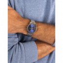 CASIO MTP-1303PD-2AV Reloj Analógico para Hombre - Esfera Azul, Diseño Clásico, Acero Inoxidable y Wr 50M