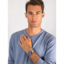 CASIO MTP-1303PD-2AV Reloj Analógico para Hombre - Esfera Azul, Diseño Clásico, Acero Inoxidable y Wr 50M