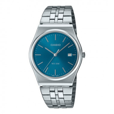 Reloj CASIO MTP-B145D-2A2V para Hombre con Esfera Azul y Correa de Acero Inoxidable
