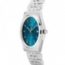 CASIO MTP-B145D-2A2V Reloj Analógico para Hombre - Esfera Azul Petróleo, Acero Inoxidable, Diseño Retro y Wr 50M