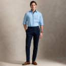 Camisa Custom Fit Linen  RALPH LAUREN