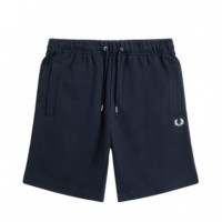 Short Clásicos en Tejido de Sudadera  FRED PERRY