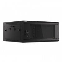 LANBERG Armario Mural Rack 19 4U Negro 600X600 Flat Pack V2