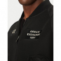 Abrigo Black AF13130  ARMANI EXCHANGE