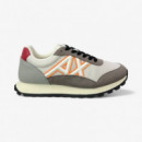 Sneaker R.cash+off Wht+or.fl XV942  ARMANI EXCHANGE